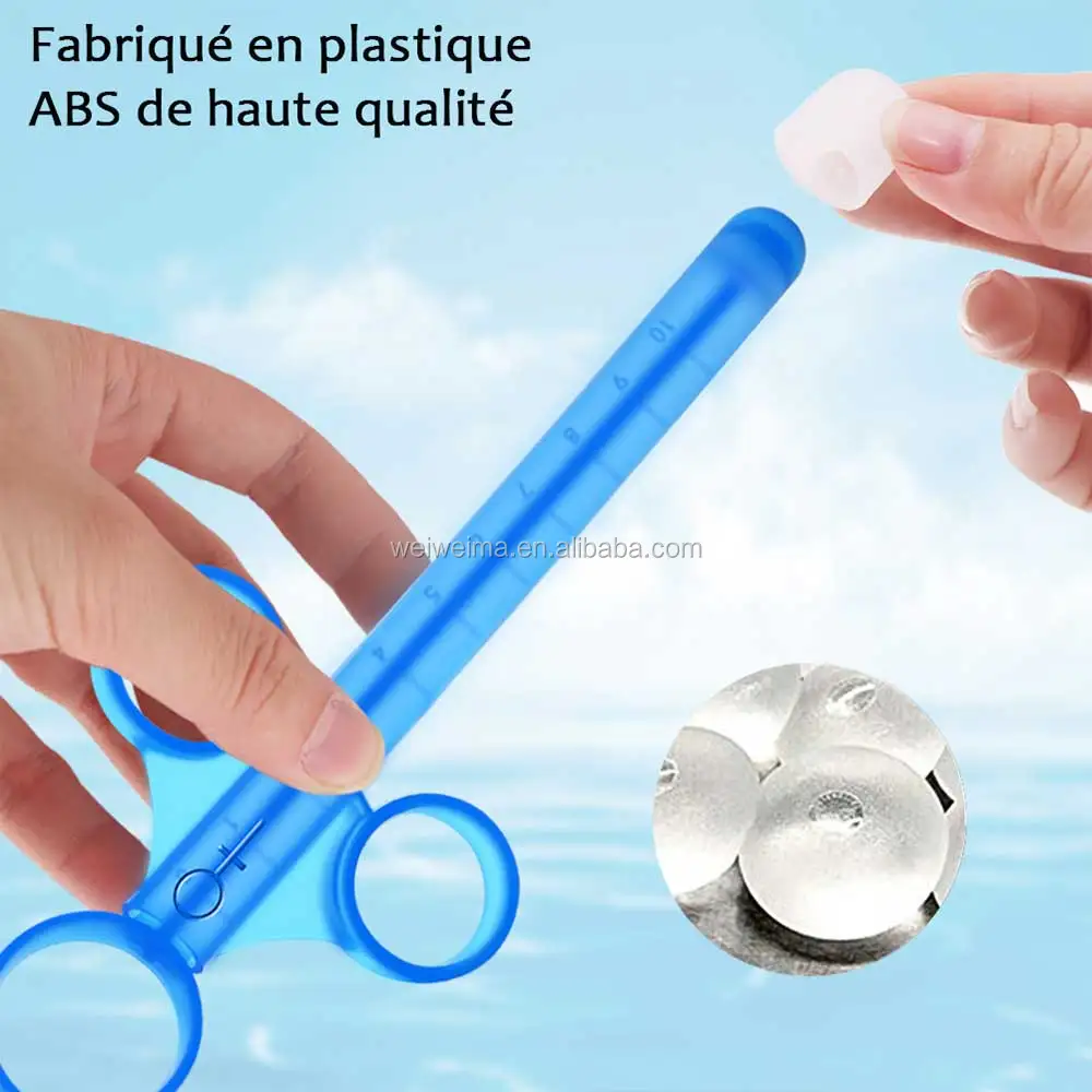 Lubricant Launcher With Marking For Precision & Messfree Use Lube Applicator Shooter With