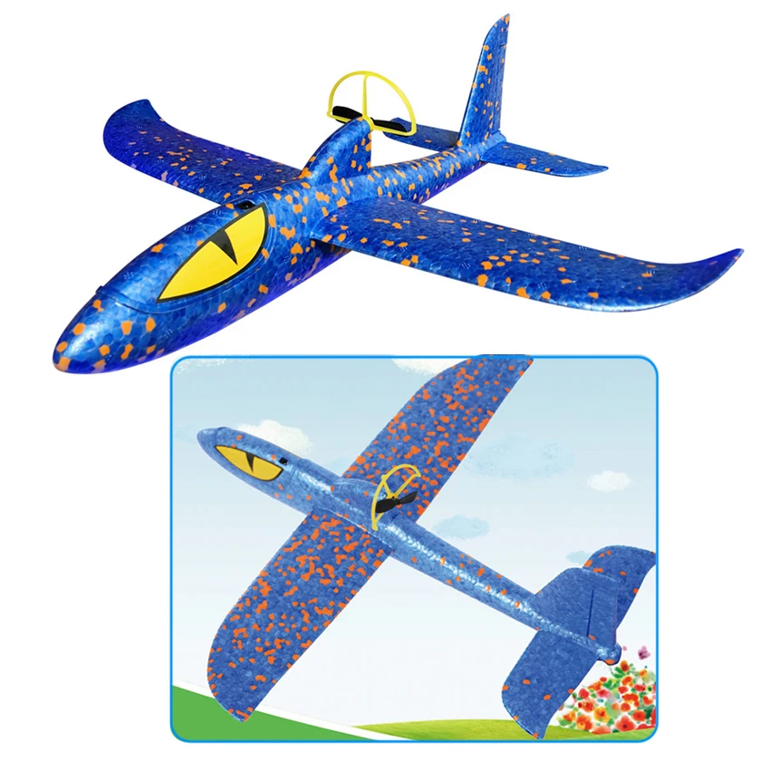 Details about   Electric Plane LED EPF Airplane Throwing Glider Aircraft Model Outdoor Kids Toy 