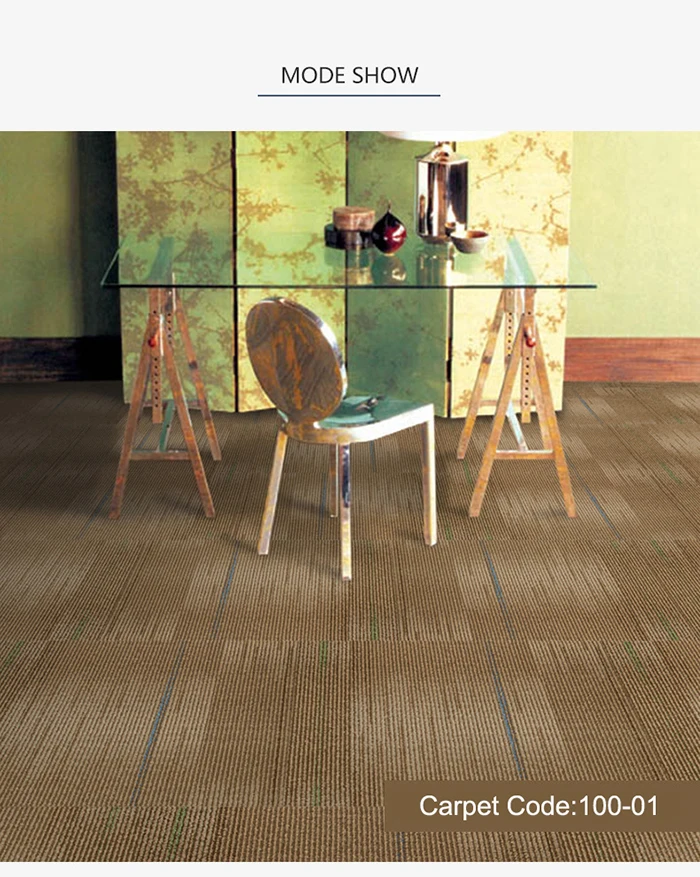 import 50x50 removable square nylon commercial office carpet tiles from China