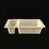 Rectangular two parts white disposable pp plastic sauce cup biscuit box packaging