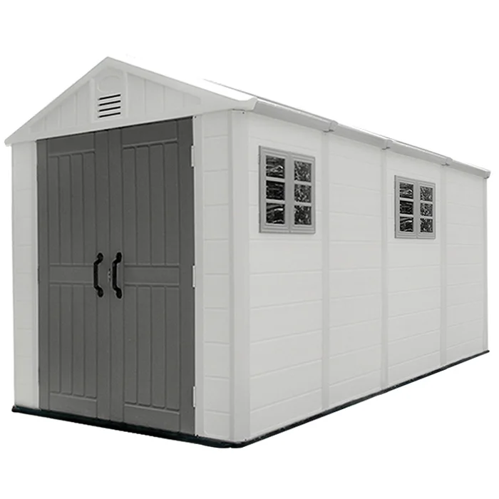 

Outdoor Backyard Storage Garden Resin Plastic Shed, N/a