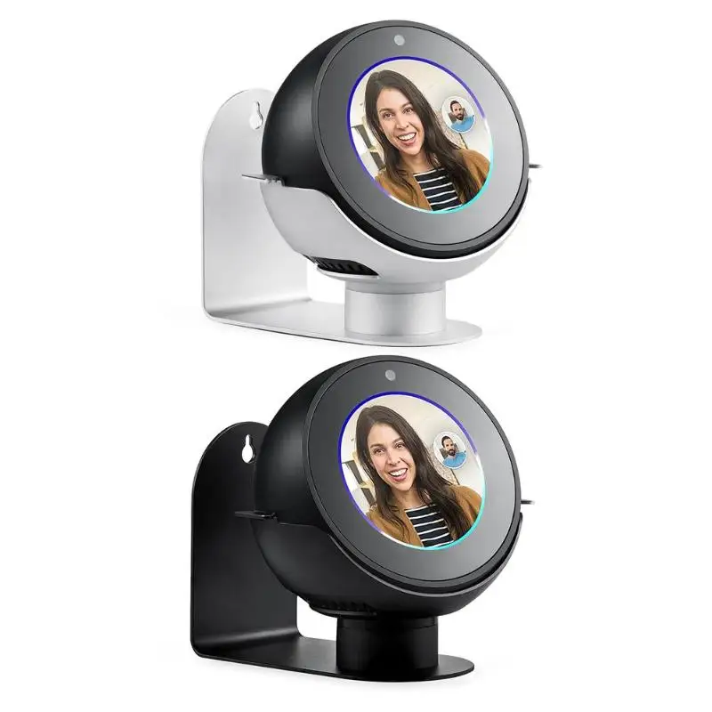 

2018 New 360 Rotatable Metal Holder Case Stand Bracket Base for Alexa Echo Dot Speaker13*12.5*9.2CM Promotion