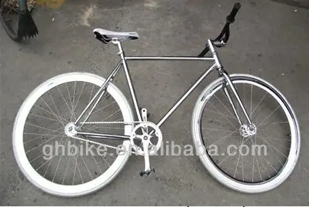 chrome fixed gear bike