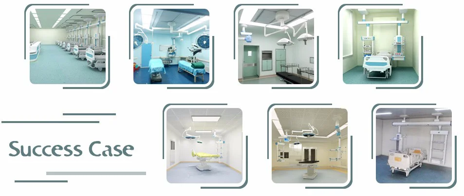 Manual 2 crank punching with Aluminum alloyguardrailnursing bed