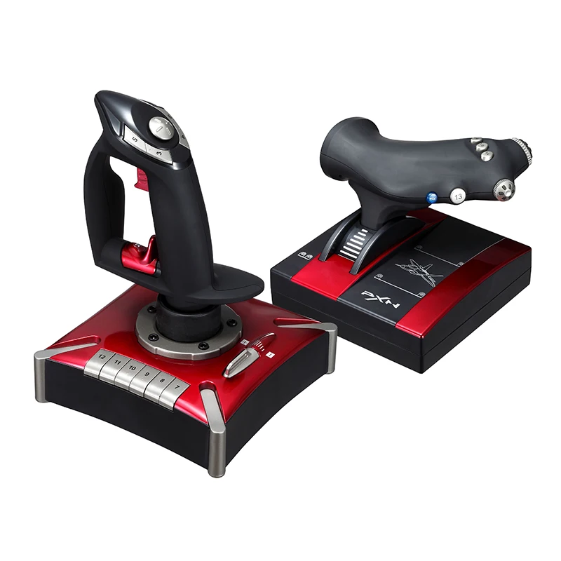 
PXN 2119 Best USB Flight Stick and Throttle for PC Flying Games 