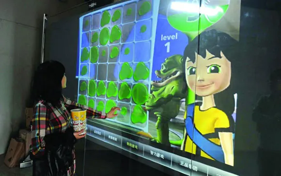 24 inch interactive touch foil film 6 touch points capacitive film for window shop