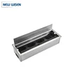 high quality aluminum table wire conference table grommet cable management box