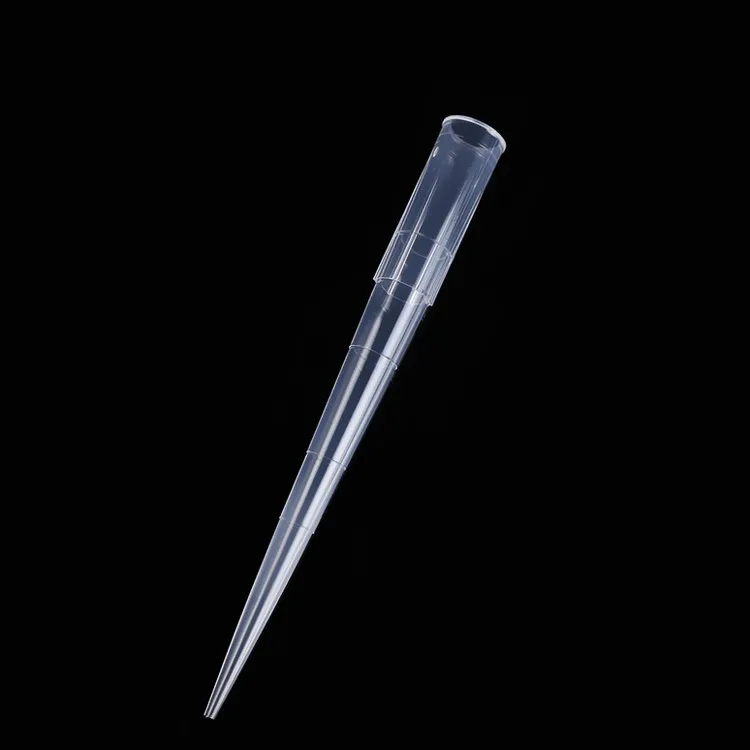 塑料移液器尖端 200ul 无弯曲 dnase 和 rnase free