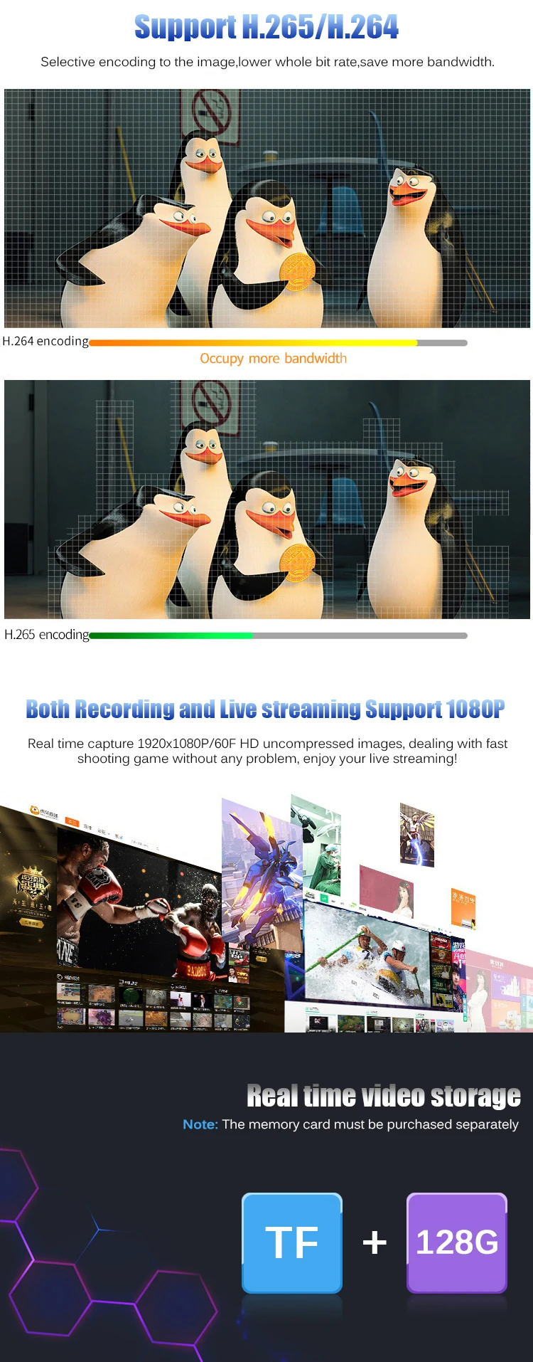 IP streaming SD card recording RTMP mobile drone dv video encoder