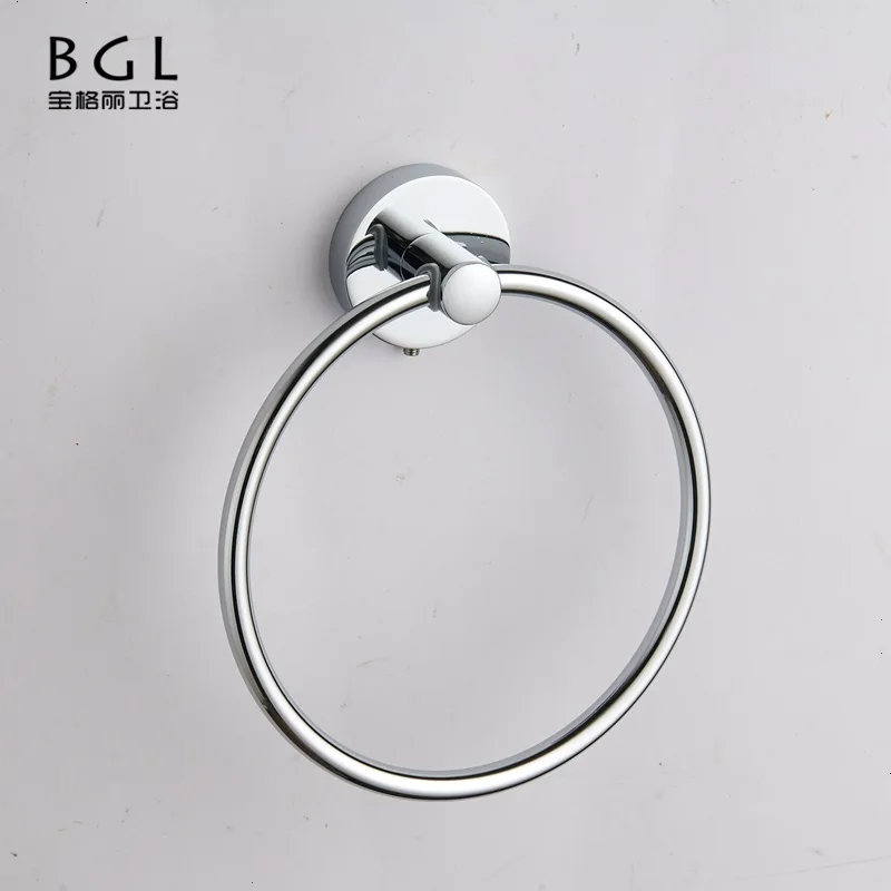 
No.18032 Bathroom Accessories Zinc Alloy Silver Color Towel Ring For Bathroom 