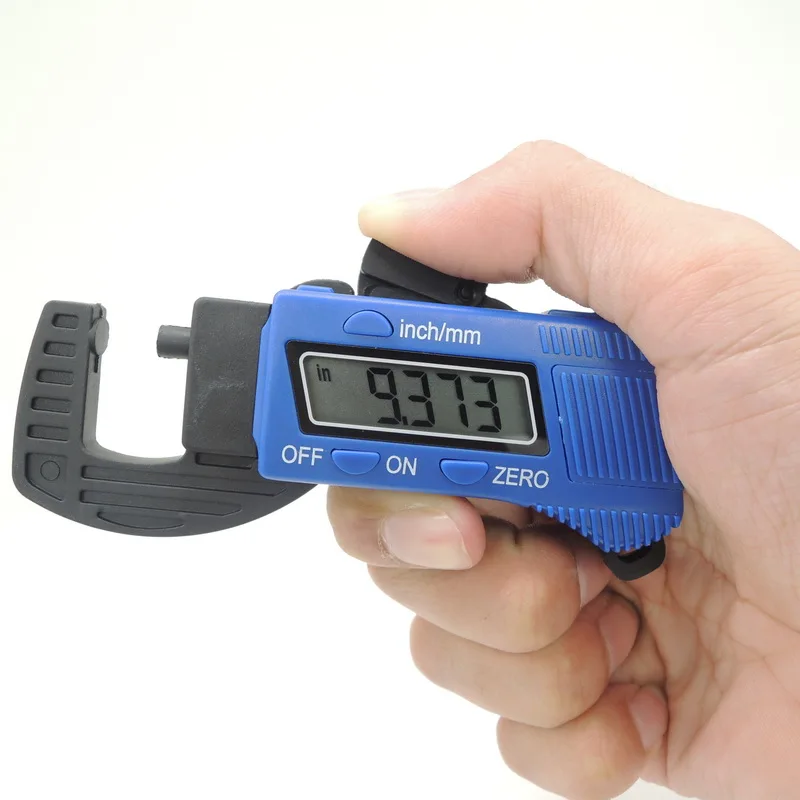Medidor de espesor electr/ónico de calibrador de pantalla digital de fibra de carbono Herramienta de medici/ón Medidor digital de espesor Medidor electr/ónico de espesor