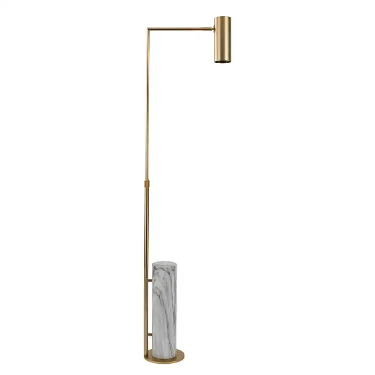
brushed iron holder floor lamp floor light 
