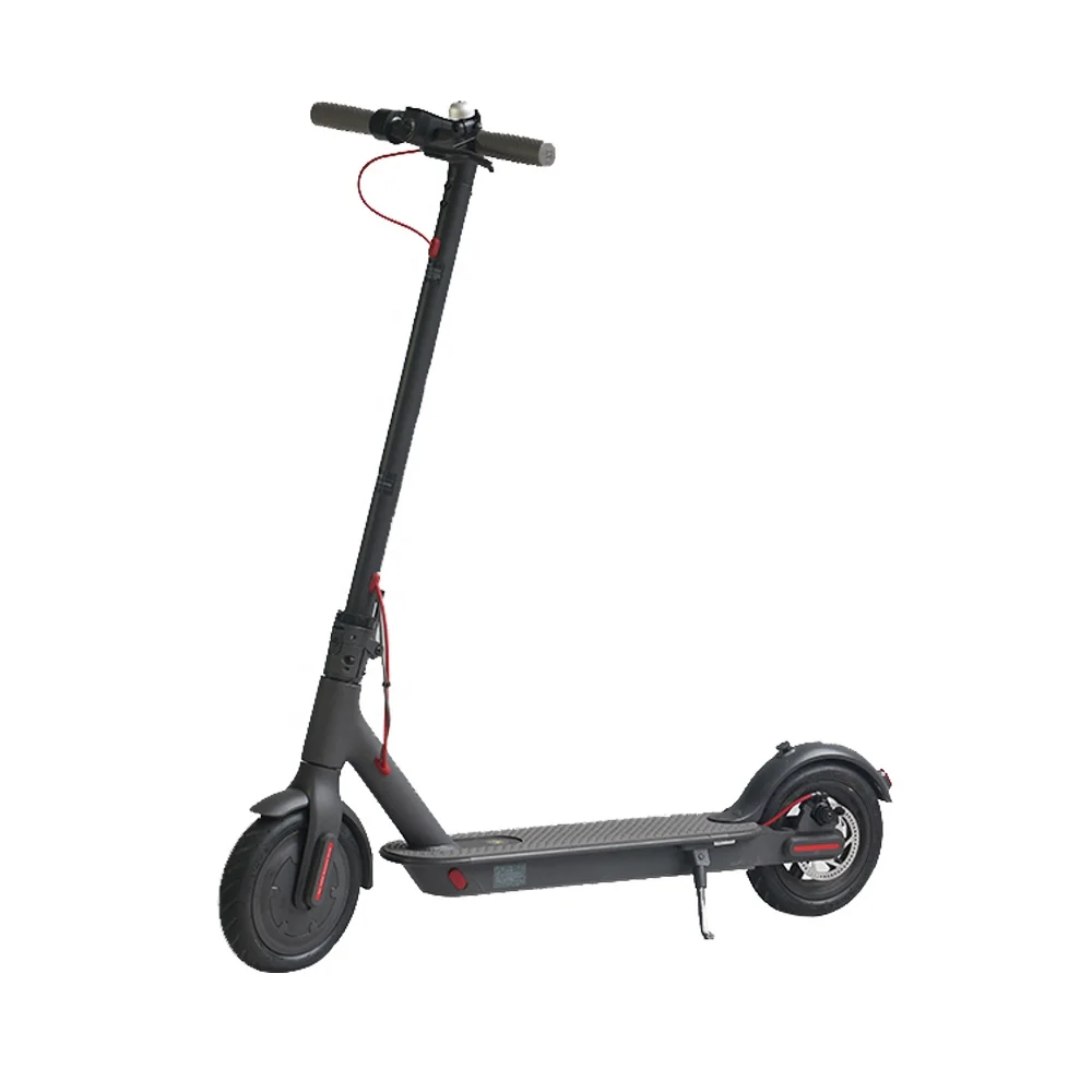 

aluminum folding 8 inch original electric scooters with long range in Netherlands warehouse with APP, Black red