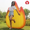 New adult size Fire shape giant inflatable flame pool float / unicorn inflatable pool