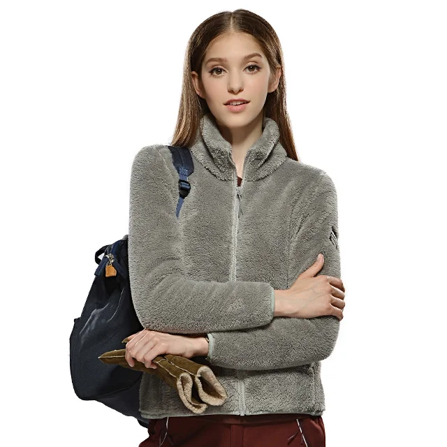 
OEM supply lady outdoor polar fleece jacket custom made warm jacket 