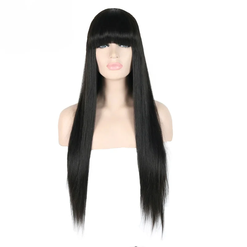 

Cheap Price Afro Kinky Human Hair Wigs Bangs, Natural Pre Plucked Lace Wig, Yaki Human Hair Wig, N/a