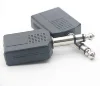 6.35mm Speaker 3Pole Plug to Double Stereo mono Jack 6.35 Connector audio adapter