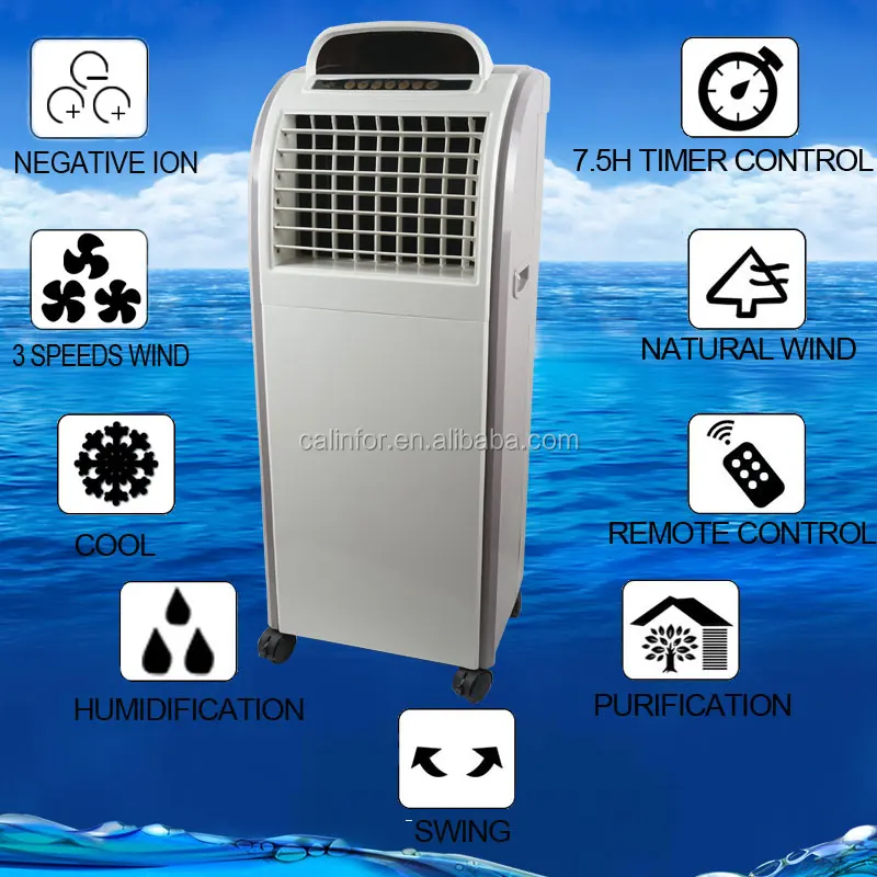 Best price ionizer air purification turbofan honeycomb air cooler evaporator