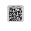 custom QR code barcode logo tag roll paper plastic adhesive nfc label rfid sticker