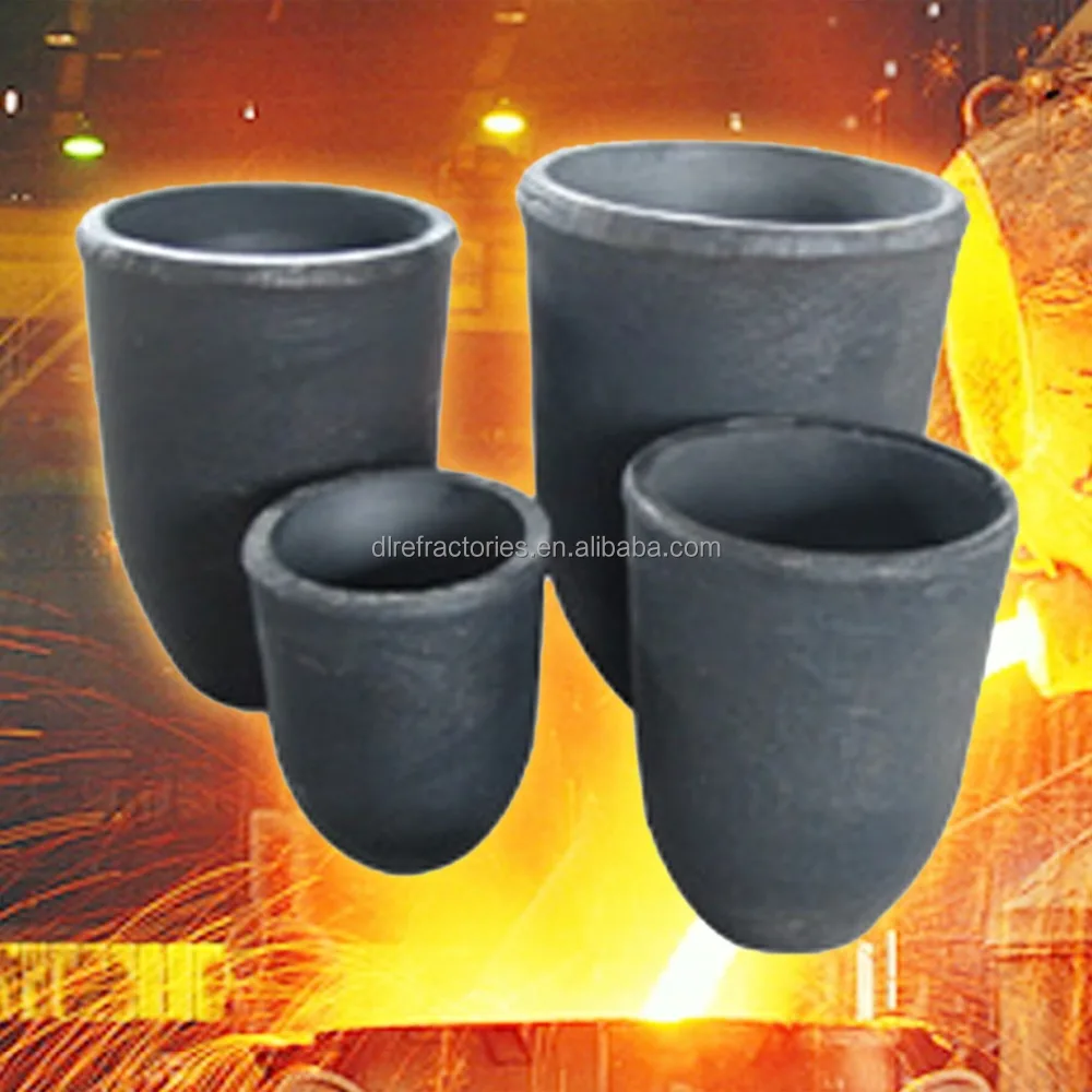 
graphite Sic crucible for melting gold,brass with good heat conductivity  (60587743257)