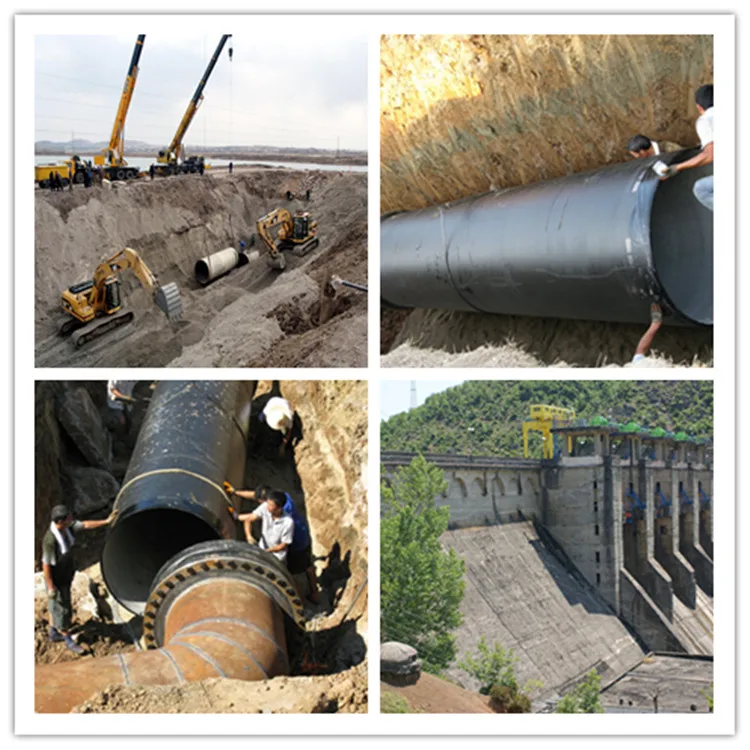 SSAW Q235B Spiral Welded Steel Pipe Penstock Pipe for Hydroelectric Power Plant