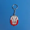 Wholesale Metal Crafts Factory UAE National Day Eagle Animal Gold Plating Keychains for 47th Gift Items