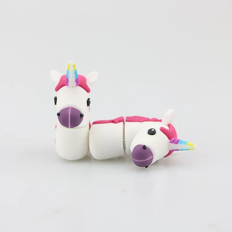 high quality PVC unicorn shape USB flash drive shape - ANKUX.COM