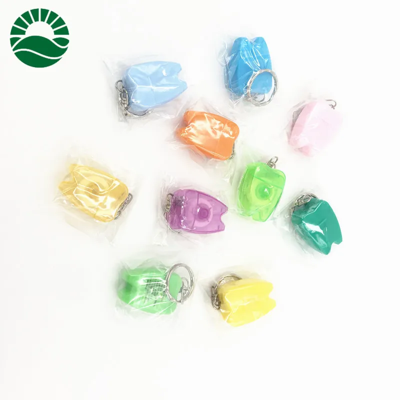 
Keychain Tooth Shaped Dental Floss 
