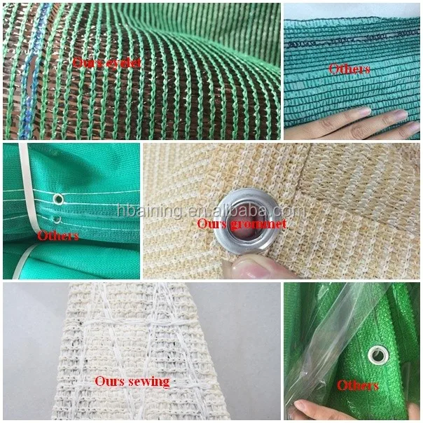Agricultural Greenhouse HDPE Sun Shade Net with 100% Virgin Material and UV