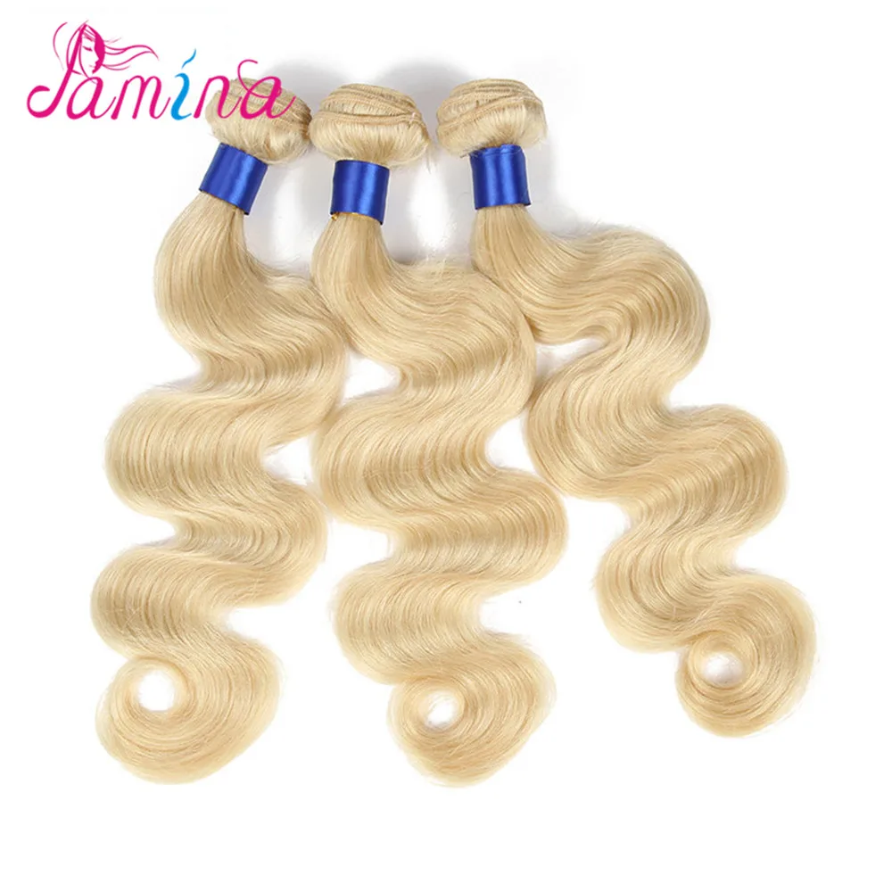 

Best selling 8A Virgin European Human Hair Blonde Hair Extension #613 Clip In Extensions wholesale remy hair