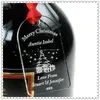 Wholesale Printing Glass Arch Tag Ornaments For Wine Bottle Decoration
