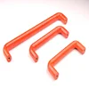 Aluminum metal cabinet flexible flush pull plastic machinery U handles safety square plastics/bakelites industrial pull handle