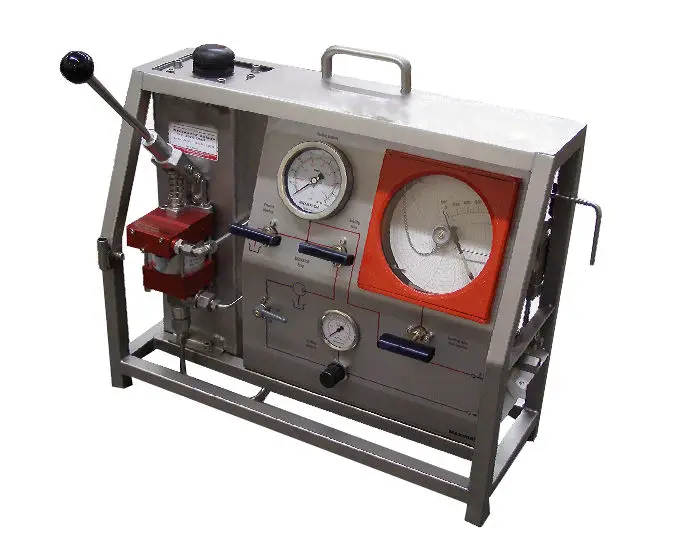 Portable Hydrostatic Hose Pressure Testing Equipment With Chart