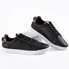 Lady Women Black Fashion Casual Sneakers PU Leather Upper Soft Outsole