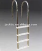 Three to five steps stainless steel swimming pool ladder