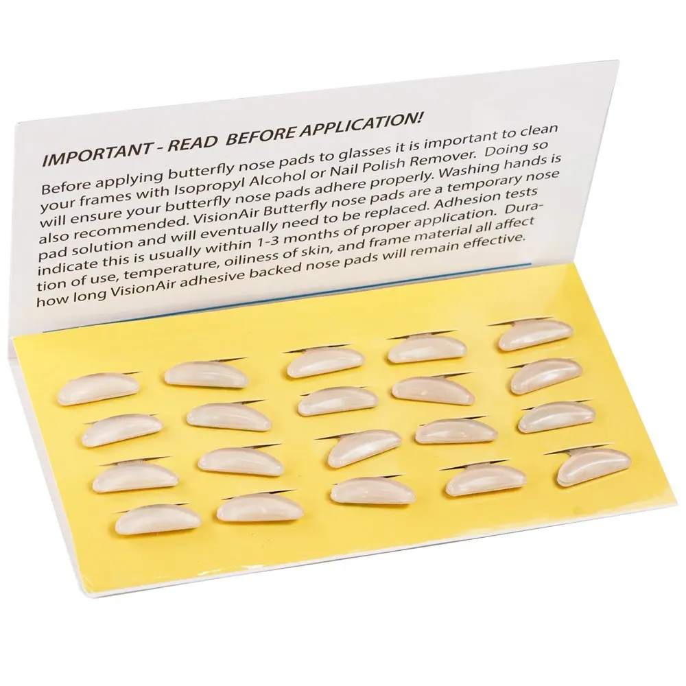 2.5mm 10 Pairs Eyeglass Sunglass Glasses Spectacles Anti-slip Silicone Stick on Nose Pad Soft Anti-slip Silicone Non Slip Clear