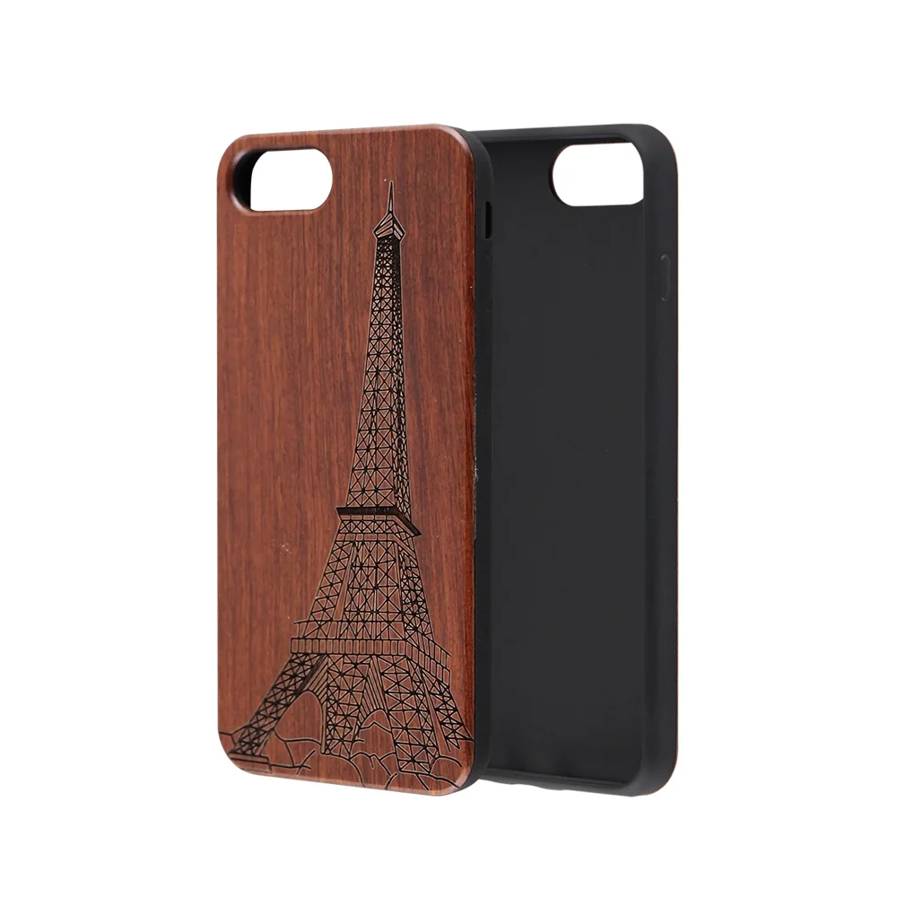 

2021 Luxury Rosewood Wooden All-Round Mobile Phone Protective Cover Anti-fall For iPhone 11 Pro 12 Promax 13