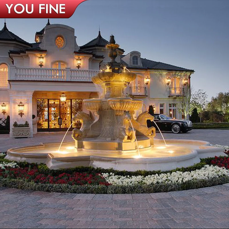 marble water fountain