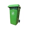 120L big size plastic dust recycle bin with wheel
