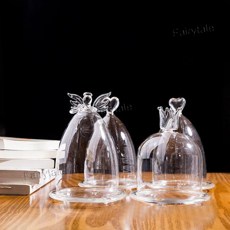 glass dome with base