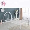 Rainbow White Metal Single Bed Other Colors Available