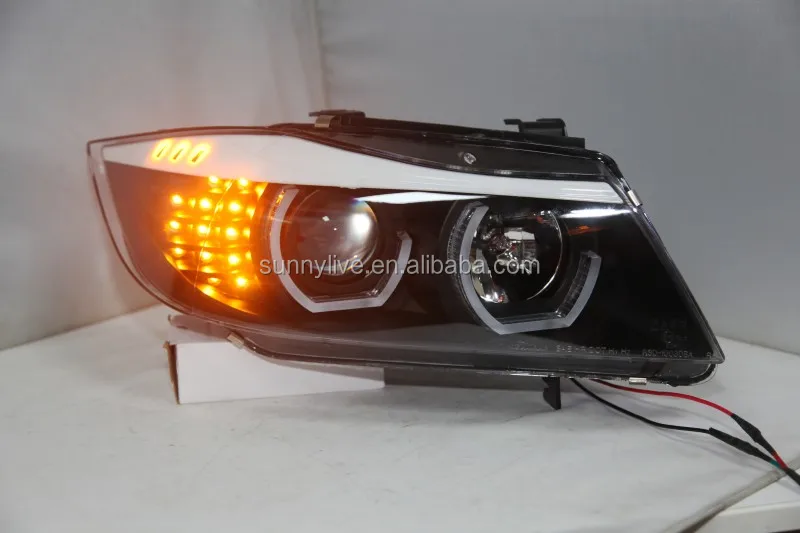 For BMW E90 330I 320I 318i led Angel Eyes headlight JY