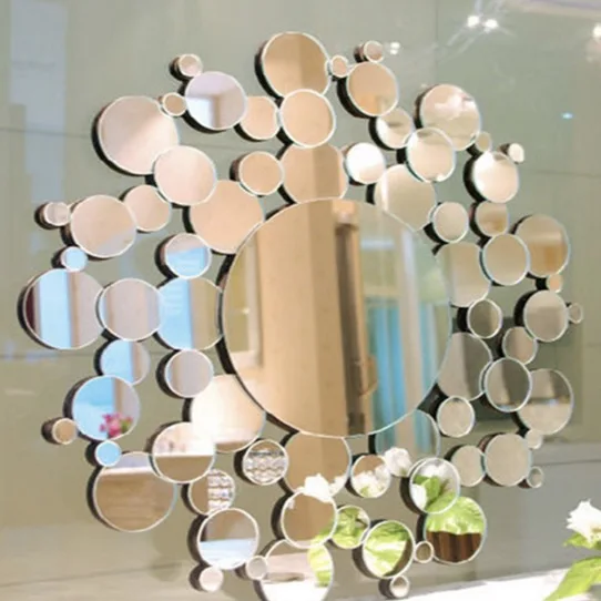 

Homewares Decor Wall Mirror Round Mirrors Decorative Glass PE Silver Durable 3mm 4mm 5mm 6mm 1PC 15-25 Days 7009920000 IDEAQTE