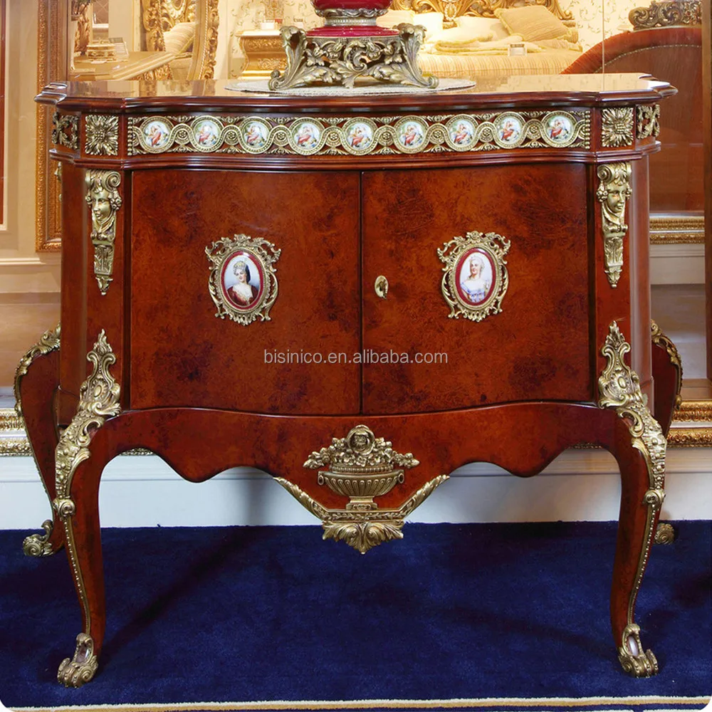 Franse barok stijl woonkamer houten kast/reproductie antieke ...