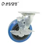 Strict test heavy duty castor rubber wheel trolley wheels brake home hardware