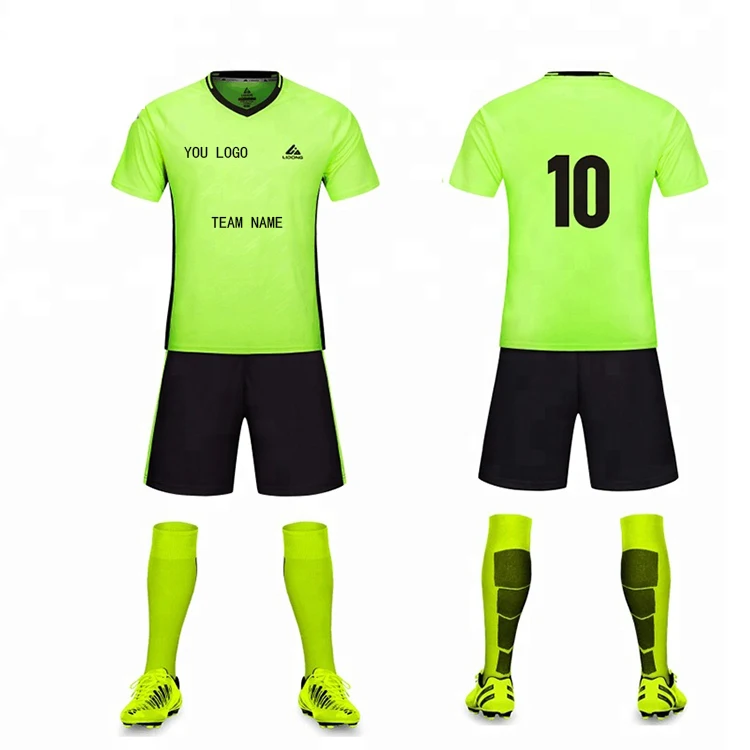 

Good quality XXL soccer uniforms full size soccer apparel, Red;white;yellow;black;orange;green/customized