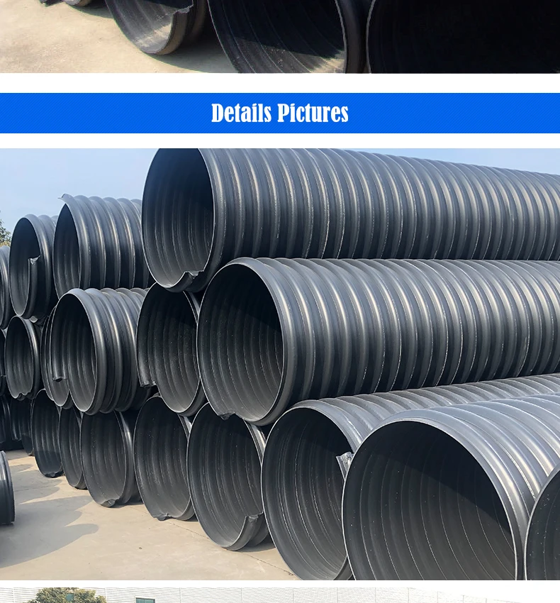 Hdpe Corrugated Drainage Plastic Culvert Pipe Sizes Buy Hdpe
