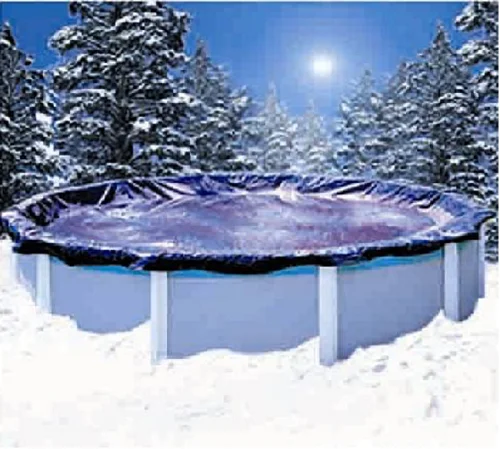 

hot sale  round black swimming pool winter cover for 18' pool