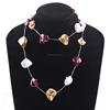 Fashion Multicolor Irregular Shaped Freshwater Pearl Necklace