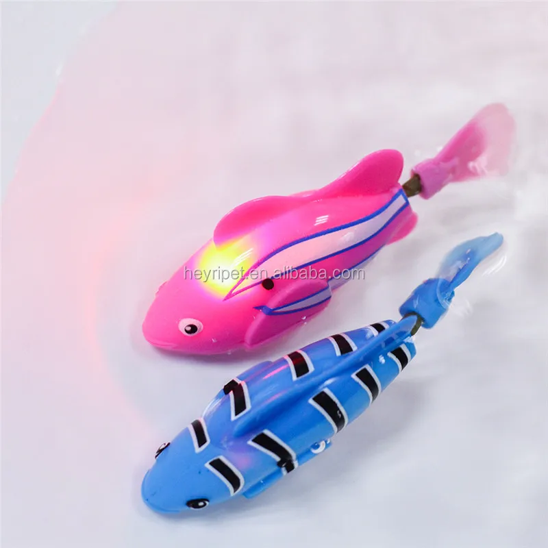 robot fish cat toy